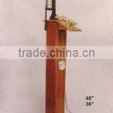 Old Fashioned Wooden Long Telephone Set, Novelty Phones, Old Telephone, Corded Telephone, Wooden Telephone Stand thumbnail-1