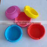 Creative Environmental Heat-Resistant Silicone Ashtray Portable Cigarette Ashtray Round Ash Tray thumbnail-1