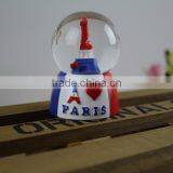 France Paris Eiffel Tower Water Snow Globe thumbnail-3