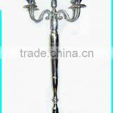 Nickle Plated Tall Wedding Candelabra thumbnail-1