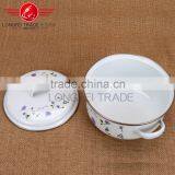 Cheap and Good Quality Hot Sale 3pcs Enamel Coated Cast Iron Cookware With Enamel Lid thumbnail-4