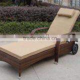 Garden Wicker Sun Loungers