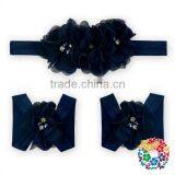 Wholesale 3Pcs Baby Infant Headband Foot Flower Elastic Hair Band Accessories thumbnail-5