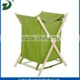 Large Foldable Wooden Storage Box for Laundry Organizer thumbnail-5