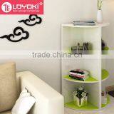 New Design Household Essentials 3-Shelf Wooden Corner Shelf