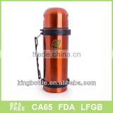 1000ml Double wall thermos tea pot with cup