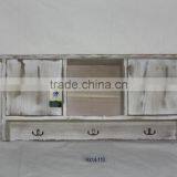 Bedroom Furniture Shabby Chic Vintage Wooden Wall Storage Cabinet thumbnail-3