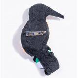 Sequin Bird Brooch thumbnail-5