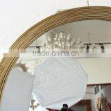 Wall Mounted Mirror In Stainless Steel Frame For Home Decor thumbnail-5