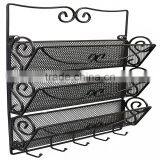 2017 Wholesale Wall Letter Holder, Letter Holder & Key Rack for Office, Kitchen-Wall Mount, Bronze thumbnail-4