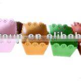 Galvanived Zinc Sqaure Flower Pots Planter Pots thumbnail-1