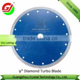 Guangjing Turbo Rim Cutting Saw Blade 230mm Electroplated Diamond Saw Blade