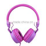 Stereo Folding Stretchable Headphones Adjustable Headband Headset Kids Earphones With In-line Mic for Iphone/ipad/mp3/mp4/laptop thumbnail-2