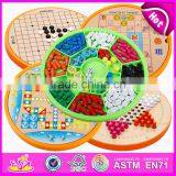 2016 Newest 5IN1 Wooden Board Game,funny Educational Wooden Children Board Game, Popular Children Wooden Toy Board Game W11A044 thumbnail-4