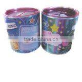 Hot Sale Round Coin Bank With PVC/PET Lid thumbnail-1