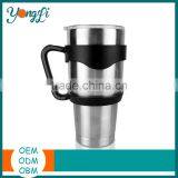 Removable Handle Stainless Steel Tumbler 30 oz With Sliding Lid thumbnail-2