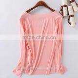 Fashion Custom Plain Long Sleeve Women Bulk Wholesale t Shirts thumbnail-1