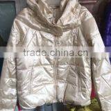 GZY Comfortable Female Goose Down Jacket Middle East Model England 2017 Stock Wholesale Guangzhou Good Quality thumbnail-2