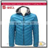 Good Quality New Fashion Style Winter Quilted Mens Jacket With Hat thumbnail-1