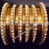 Fancy Bridal Chura Bangles, Indian Designer Bangles Wholesale thumbnail-3