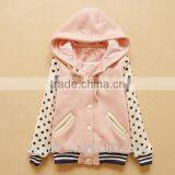Girls Fashion Design Printed Thicken Zipper Sweatshirts thumbnail-2
