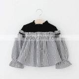 2-7 Years Wholesale 2017 New Style Girls Patchwork Shirt Cotton Long Sleeve Autumn Fashion Girls Blouses thumbnail-3