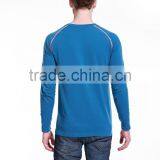 High Quality Men Seamless o Neck Black Long t Shirt thumbnail-2