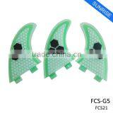 Surfing Quilhas Blue Fiberglass Fin G5 Fiber Fin Surfboard Barbatanas de Surf thumbnail-4