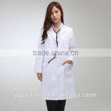 FREE Custom NAME&LOGO Professional Mens Womens LAB COAT White Medical Dr Uniform thumbnail-4