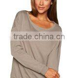 Next Level Apparel The Terry Long Sleeve Scoop Tee - Made From 50% Cotton and 50% Polyester and Comes With Your Logo. thumbnail-2