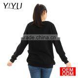 Women Casual Cozy Jumper Black Glitter Snowman Sweater for Christmas thumbnail-2