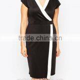 Low MOQ Plus Monochrome Bodycon Dress,top Female Dresses 2015 thumbnail-5