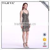 Oem & Odm Service Spaghetti Strap Printing Dress Women Casual 2017 thumbnail-3