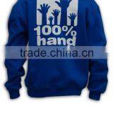 Great Workmanship Blue Thick Fleece Pullover Crewneck Sweatshirt thumbnail-4