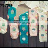 200 Needle Fresh Color Korean Cute Cartoon Ice Cream Women Tube Socks for Young Girl Normal Wearing thumbnail-5