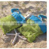 Children's Beach Toys Quick Collection Bag Sands Away Net Bag Beach Treasures Bag for Kids thumbnail-2