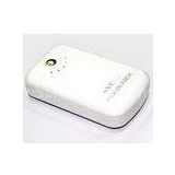 White Mini 7800mah Dual USB Power Bank For Iphone 4 Iphone 5S