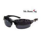 Black Climbing Protective Polarized Sport Sunglasses , UV400 Protection thumbnail-1