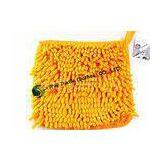 Maching Washable Chenille Microfiber Cleaning Mitt Yellow Microfiber Cloth thumbnail-1