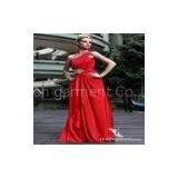 Beaded Ornaments Latest Evening Dress Red thumbnail-3