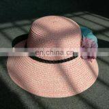 Flowers Basin Cap Straw Hat Sunscreen Beach Hat thumbnail-3