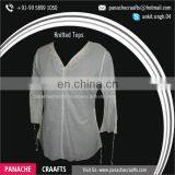 Cotton Material Plus Size Knit Tops and Blouse thumbnail-6