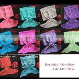 Warm Mermaid Tail Promotional Gift Blanket 2017 Hot Selling in Europe for Girlfriend thumbnail-1