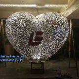 Wrought Iron Laser Translucent Sculpture Lighting Sculpture Customization In Shopping Malls thumbnail-3
