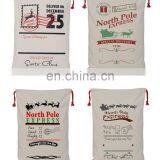 32 Styles Christmas Santa Sacks 1pc Drawstring Canvas Santa Sack Xmas Canvas Bag Hot Sale Big Santa Claus Gift Bag Drop Shipping thumbnail-5