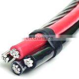 Factory Direct 0.6/1kv Low Voltage 4 x 50mm 25mm BS6360 / IEC XLPE Aerial Bundle 185mm2 16mm2 Aluminum Electric Cable thumbnail-4
