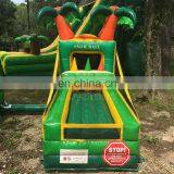 Inflatable Tropical Luau Carnival Games Kids Play Station Basketball Tee-ball Shooting Tossing Game Set thumbnail-5