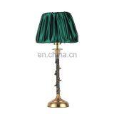 Горячие продажи. Лампа на стол из золотого металла для отелей и домов, роскошная классическая письменная лампа из резина