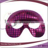 Ladies Hot Pink Sequins Cocktail Party Eye Mask