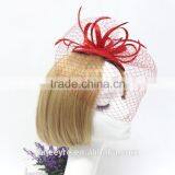 Fashionable Bridal Design Hair Fascinator Mini Hat With Veiling thumbnail-5